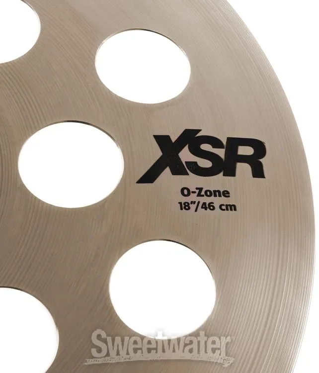  Sabian 18 inch XSR O-Zone Crash Cymbal