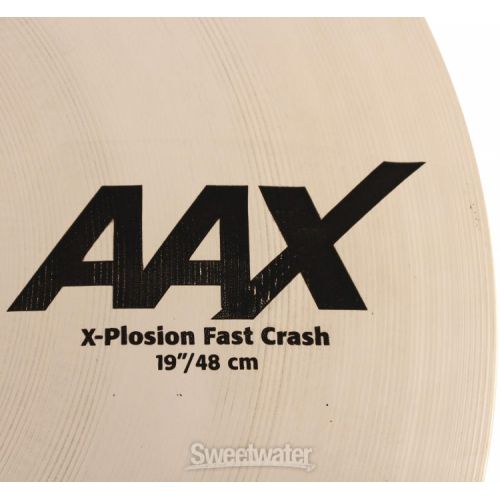  Sabian 19 inch AAX X-Plosion Fast Crash Cymbal - Brilliant Finish