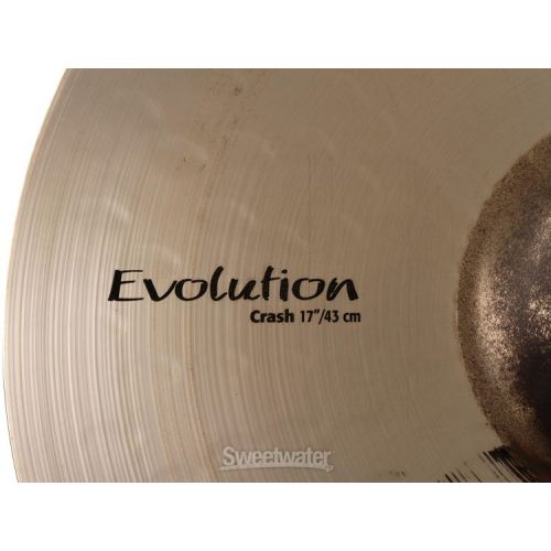  Sabian 17 inch HHX Evolution Crash Cymbal - Brilliant Finish