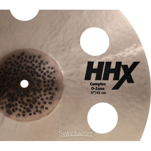  Sabian 17 inch HHX Complex O-Zone Crash Cymbal