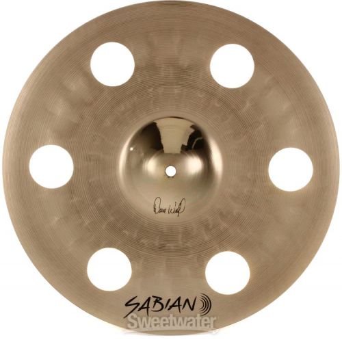  Sabian 16 inch HHX O-Zone Crash Cymbal - Brilliant Finish