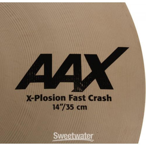  Sabian 14 inch AAX X-Plosion Fast Crash Cymbal - Brilliant Finish