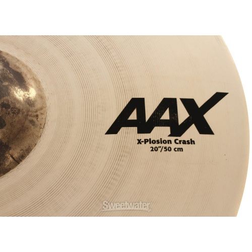  Sabian 20 inch AAX X-Plosion Crash Cymbal - Brilliant Finish