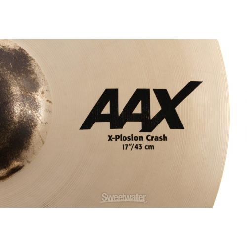  Sabian 17 inch AAX X-Plosion Crash Cymbal - Brilliant Finish