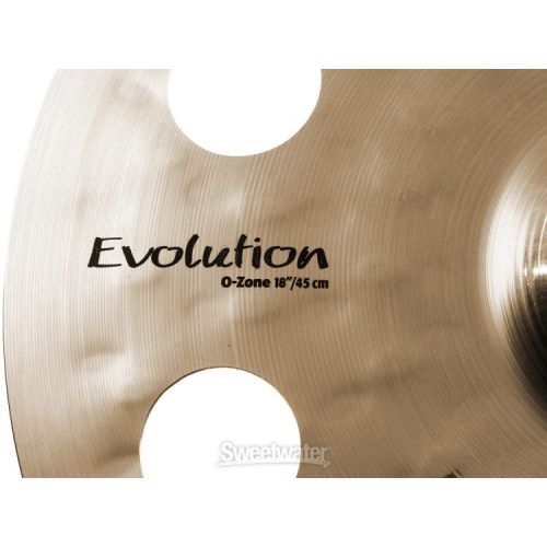  Sabian 18 inch HHX O-Zone Crash Cymbal - Brilliant Finish