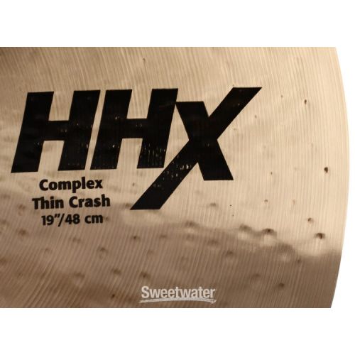  Sabian 19 inch HHX Complex Thin Crash Cymbal