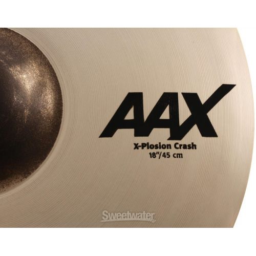  Sabian 18 inch AAX X-Plosion Crash Cymbal - Brilliant Finish