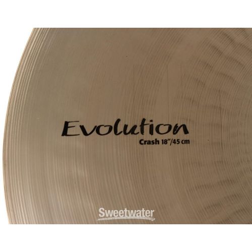  Sabian 18 inch HHX Evolution Crash Cymbal - Brilliant Finish