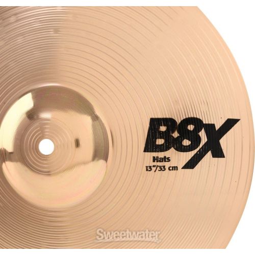  Sabian B8X Hi-hat Cymbals - 13-inch