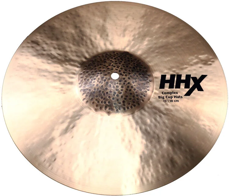  Sabian HHX Complex Medium Big Cup Hi-hat Top - 15-inch