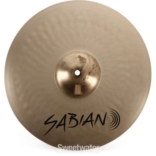  Sabian 14 inch AAX Thin Hi-hat Cymbals - Brilliant Finish