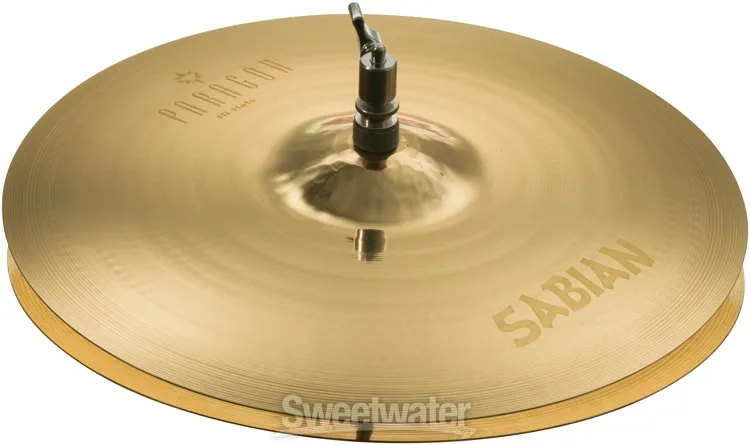  Sabian 15 inch Paragon Hi-hat Cymbals - Brilliant Finish