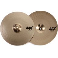 Sabian 15 inch AAX Medium Hi-hat Cymbals - Brilliant Finish