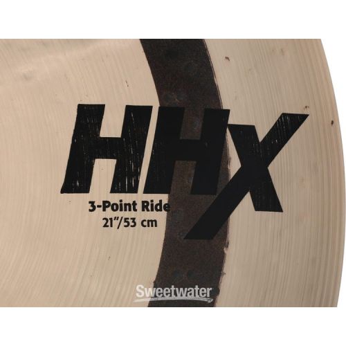  Sabian 21 inch HHX 3-Point Ride Cymbal