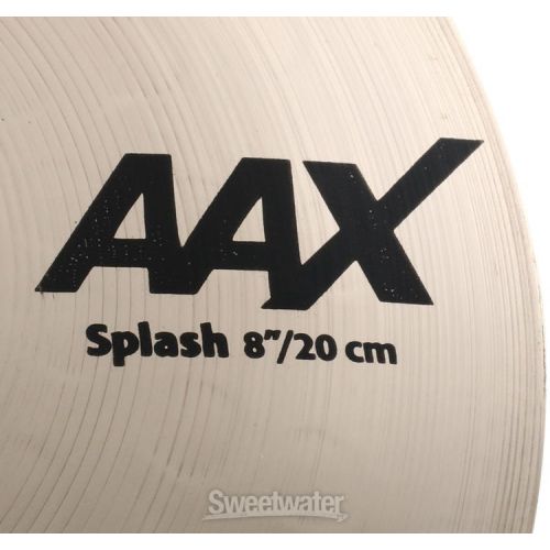  Sabian 8 inch AAX Splash Cymbal - Brilliant Finish