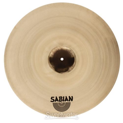  Sabian 21 inch AAX Raw Bell Dry Ride Cymbal - Brilliant Finish