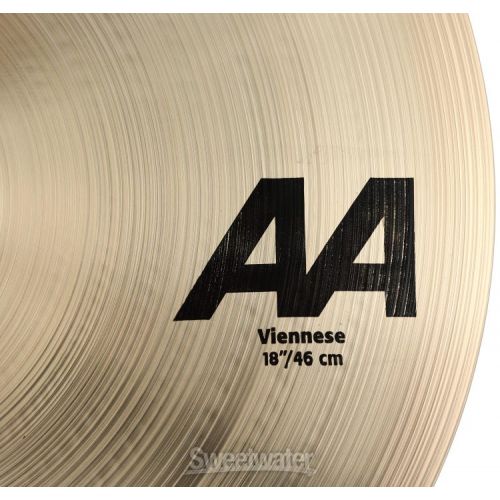  Sabian AA Viennese Hand Cymbal Set - 18-inch