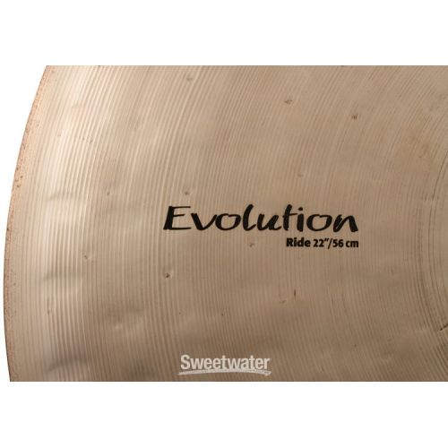  Sabian 22 inch HHX Evolution Ride Cymbal - Brilliant Finish