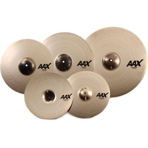  Sabian AAX Promotional Cymbal Set Bundle - 14/16/18/21-inch