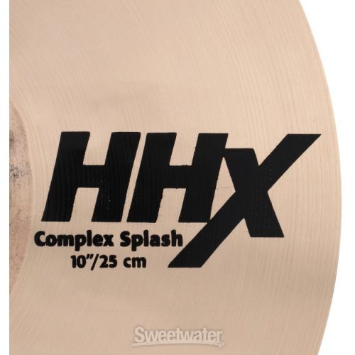  Sabian 10 inch HHX Complex Splash Cymbal