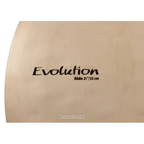  Sabian 21 inch HHX Evolution Ride Cymbal - Brilliant Finish