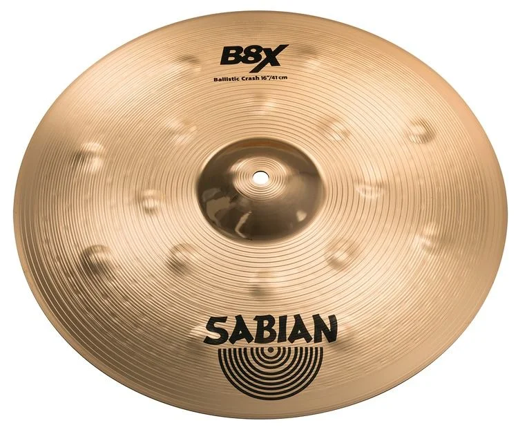  Sabian 16 inch B8X Ballistic Crash Cymbal