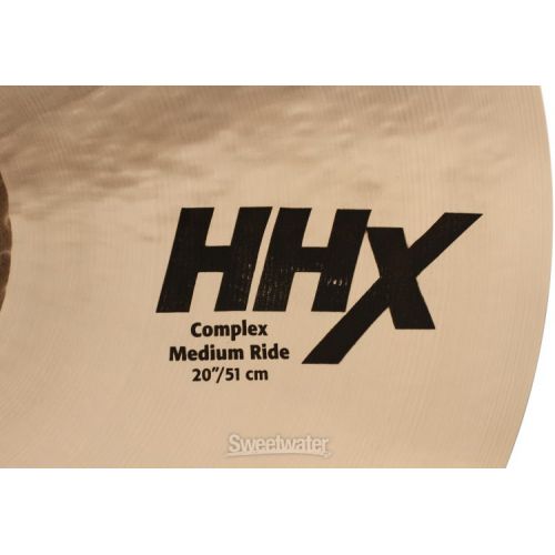  Sabian 20 inch HHX Complex Medium Ride Cymbal