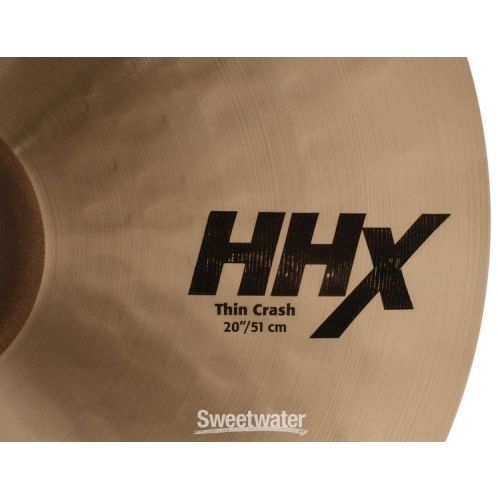  Sabian 20 inch HHX Thin Crash Cymbal