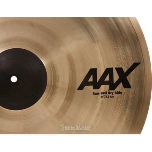  Sabian 21 inch AAX Raw Bell Dry Ride Cymbal