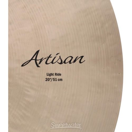  Sabian 20 inch Artisan Light Ride Cymbal