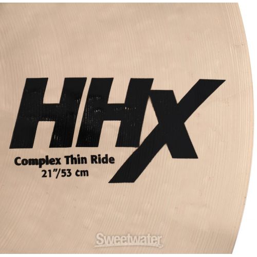  Sabian 21 inch HHX Complex Thin Ride Cymbal