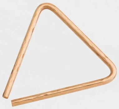  Sabian Hand-hammered B8 Bronze Triangle - 6-inch