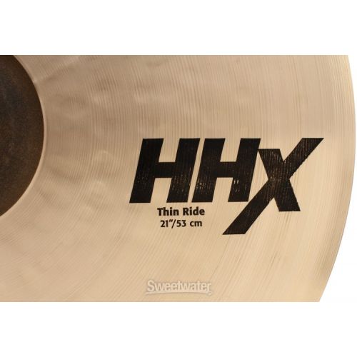  Sabian 21 inch HHX Thin Ride Cymbal