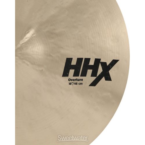  Sabian HHX Overature Hand Cymbals - 18-inch