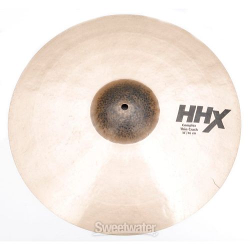  Sabian 17 inch HHX Complex Thin Crash Cymbal Used