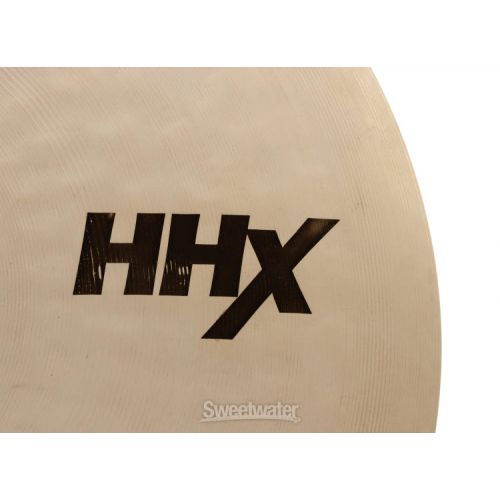  Sabian 21 inch HHX Raw Bell Dry Ride Cymbal - Brilliant Finish