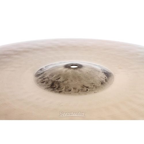  Sabian 21 inch HHX Raw Bell Dry Ride Cymbal - Brilliant Finish