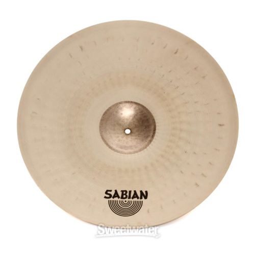  Sabian 21 inch HHX Raw Bell Dry Ride Cymbal - Brilliant Finish