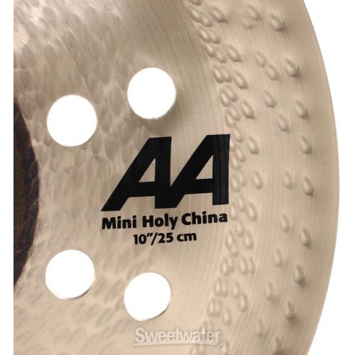  Sabian 10 inch AA Mini Holy China Cymbal
