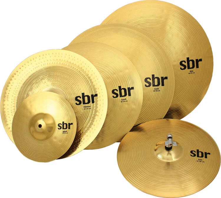  Sabian SBR Super Set Cymbal Pack - 10-/14-/16-/16-/18-/20-inch