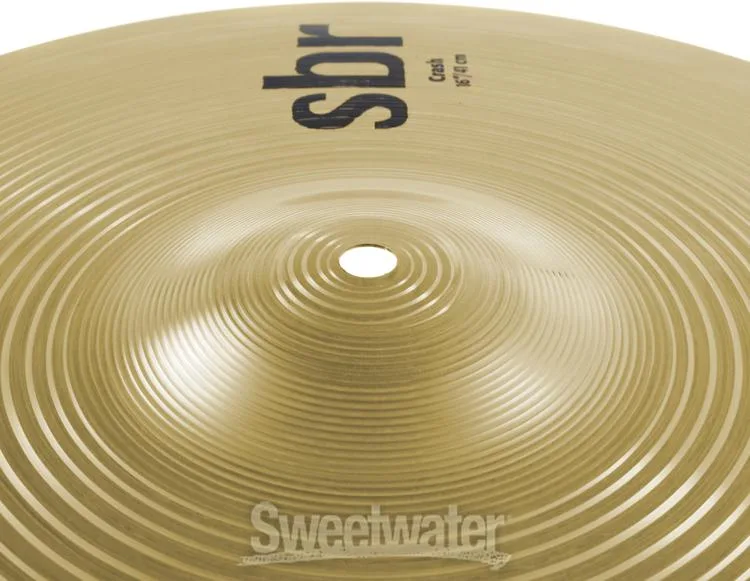  Sabian SBR Performance Cymbal Set - 14/16/20 inch - with Free 10 inch Splash