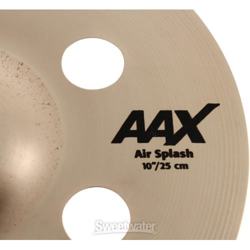  Sabian 10 inch AAX Air Splash Cymbal - Brilliant Finish