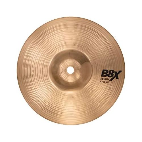  [아마존베스트]Sabian 8x 8x Flat Battery 40805Splash, Thin, Natural Finish