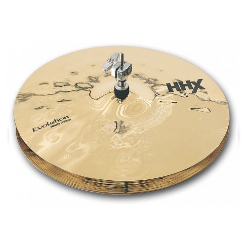  Sabian 14-Inch HHX Evolution Hi-Hat Brilliant Finish Cymbals
