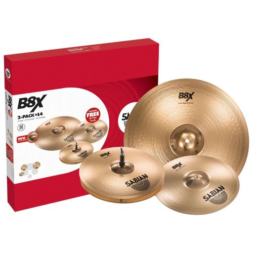  Sabian Cymbal Variety Package, inch (45002X-14)