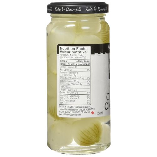  Sable & Rosenfeld Vermouth Tipsy Onions, 5-Ounce Glass Jars (Pack of 6)