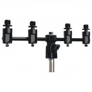 Sabra Som},description:The Sabra Som ST4 Four Mic Bar is a multi-microphone mount. It uses 4 sliding mic mounts on a longer 11 bar so you can mount up to four microphones onto one