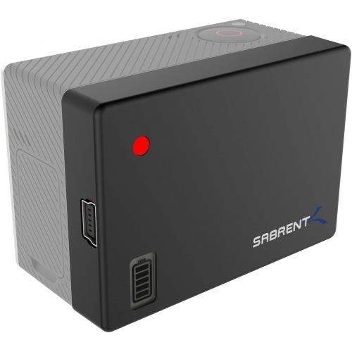  Sabrent Extended Battery Pack for GoPro HERO4, HERO3+, HERO3 [with Backdoor Housings for HERO4 only] (GP-KPHA)