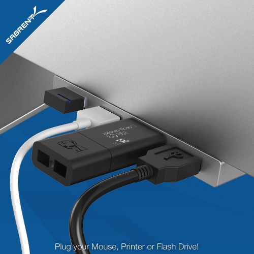  Sabrent 4-Port USB 3.0 Hub For iMac Slim Unibody (HB-IMCU)