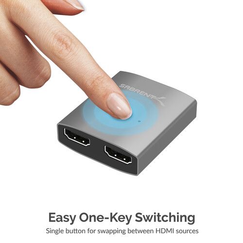  Sabrent 2-Port 4K HDMI Sharing Switch